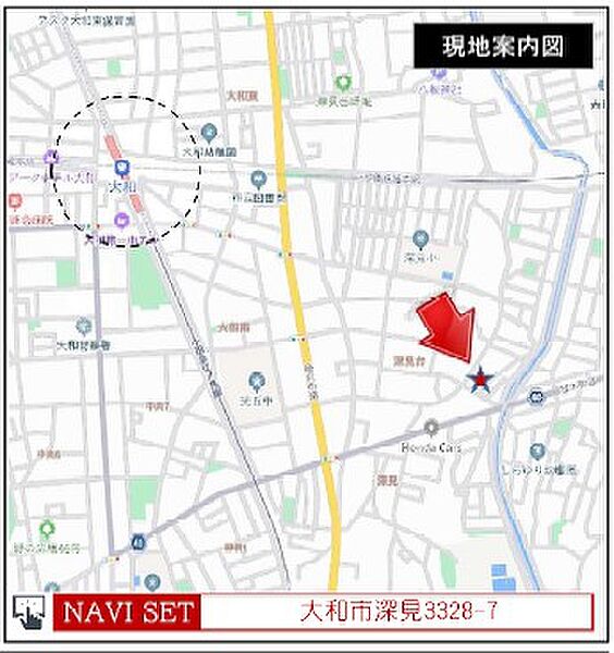 地図を拡大表示