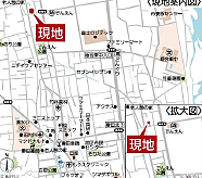 地図を拡大表示