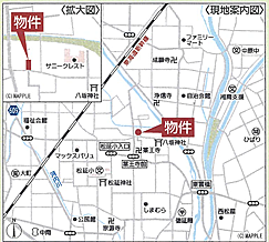 地図を拡大表示