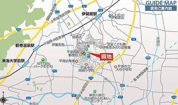 地図を拡大表示