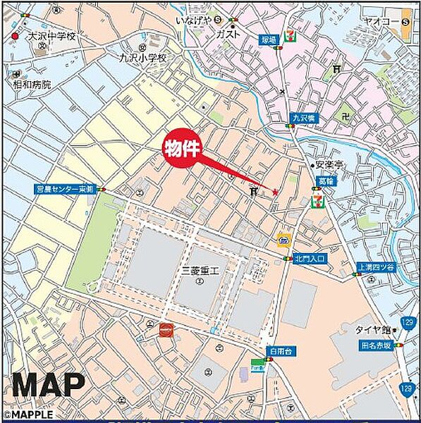 地図を拡大表示