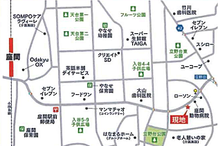 地図を拡大表示