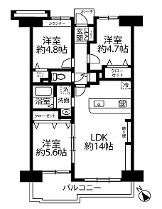 間取りを拡大表示