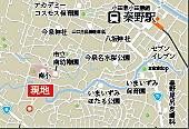 地図を拡大表示