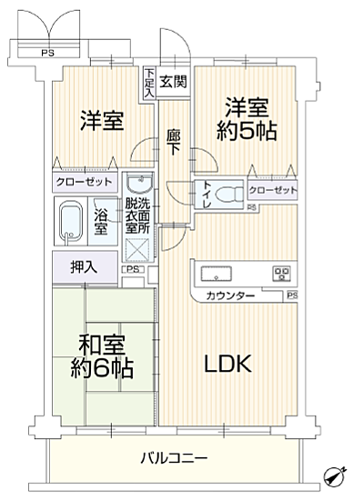 間取りを拡大表示