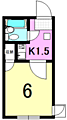 お部屋は１Ｒ。...