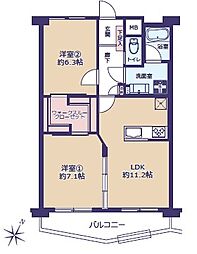 京王めじろ台マンションA棟 705号室