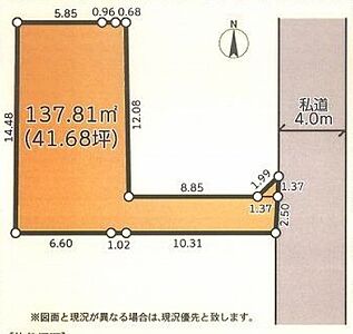 区画図：区画図です。