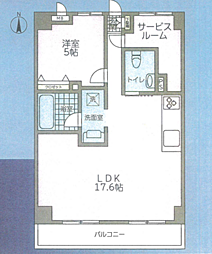 間取図画像 1SLDK