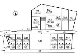 伊勢原市下糟屋　全10区画図売地
