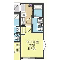 ウェルネスコート柿生 0201 ｜ 神奈川県川崎市麻生区上麻生６丁目33-12（賃貸アパート1K・2階・17.64㎡） その2