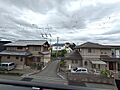 バルコニーから...