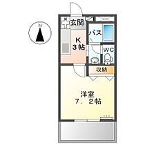 ラティアス 102 ｜ 静岡県藤枝市下青島（賃貸アパート1K・1階・24.79㎡） その2