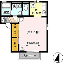 デルニエVI 201 ｜ 静岡県焼津市大村1丁目（賃貸アパート1K・2階・33.36㎡） その2