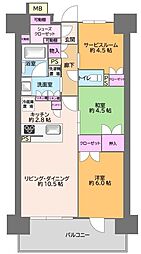 間取図画像 2SLDK