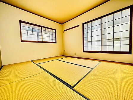 6.0帖の和室です。