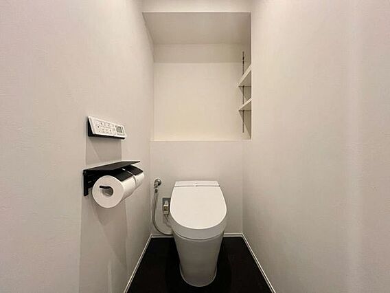 トイレには置台...
