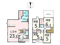 新築戸建 南光台東2丁目 3期 全3棟 2号棟