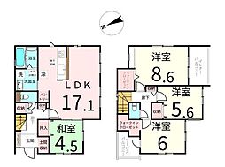 新築戸建 中山吉成2丁目 全2棟 1号棟