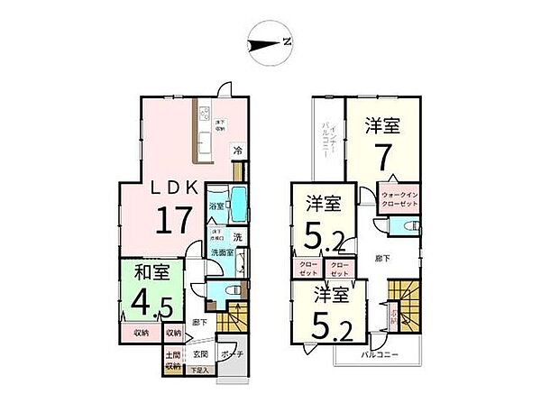 間取りを拡大表示