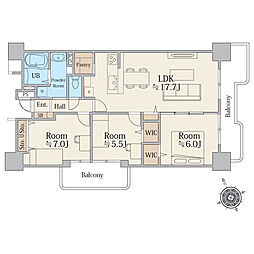 間取図画像 3LDK