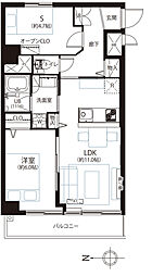 ジュウエル錦糸町杉浦ビル 1SLDKの間取図画像
