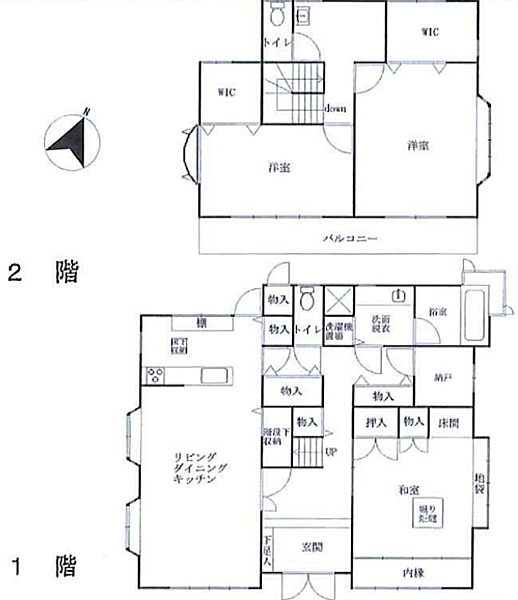 間取りを拡大表示