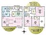間取り：1号棟：2278万円、3LDK、土地面積184.13m2、建物面積102.06m2 