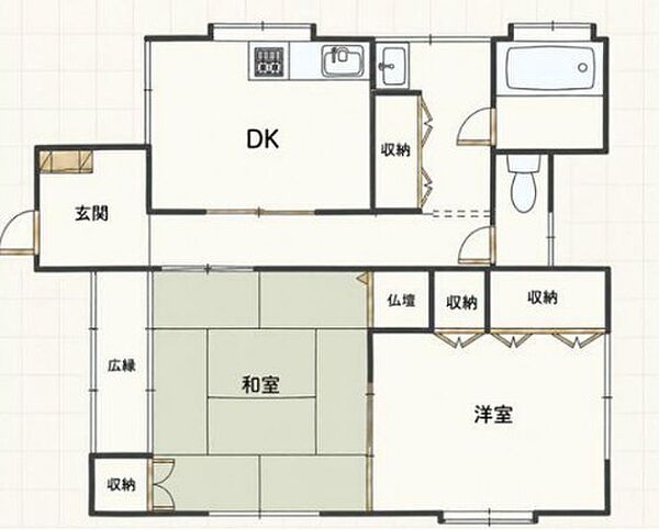 間取りを拡大表示