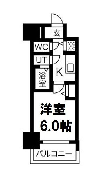 ファステート大阪ドームシティ ｜大阪府大阪市西区千代崎2丁目(賃貸マンション1K・7階・21.54㎡)の写真 その2