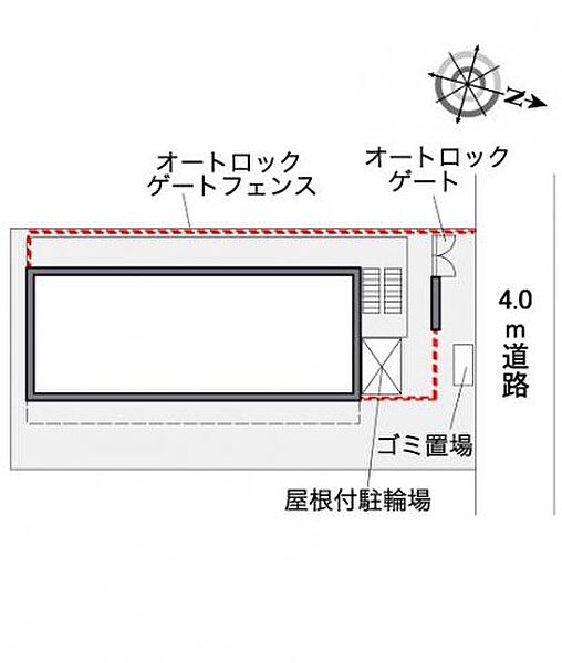 レオパレスベルローズ 104｜大阪府大阪市淀川区新高1丁目(賃貸マンション1K・1階・20.00㎡)の写真 その3