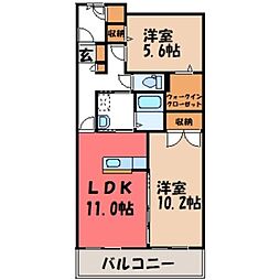 西川田駅 7.1万円