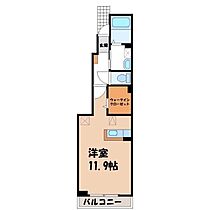 栃木県宇都宮市兵庫塚3丁目（賃貸アパート1K・1階・32.94㎡） その2