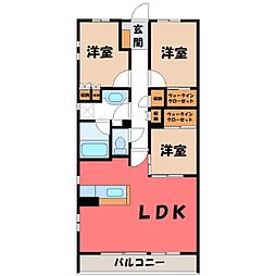 間取図画像 3LDK