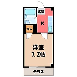 間取図画像 1K