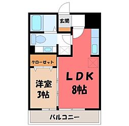 JR東北本線 宇都宮駅 徒歩34分