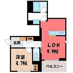 間取図画像 1LDK