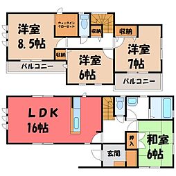東武宇都宮線 東武宇都宮駅 4.9km