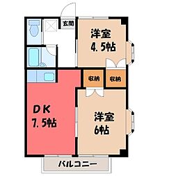 🉐敷金礼金0円！🉐東武宇都宮線 西川田駅 徒歩14分