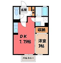 東武日光線 新栃木駅 徒歩5分 2階/-