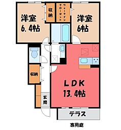 JR東北本線 小山駅 バス14分 消防署・警察署前下車 徒歩9分
