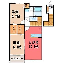 JR東北本線 小山駅 バス16分 城南小前下車 徒歩3分
