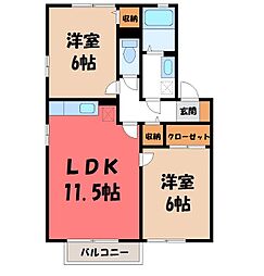 JR東北本線 宇都宮駅 バス23分 稚ヶ坂下車 徒歩4分