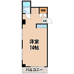 東武宇都宮線 東武宇都宮駅 徒歩8分 2階/-