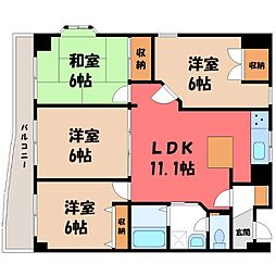 JR東北新幹線 宇都宮駅 バス18分 下栗団地西下車 徒歩7分 2階/-