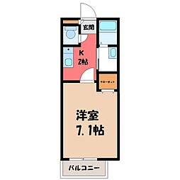 宇都宮芳賀ライトレール線 峰駅 徒歩10分 2階/-