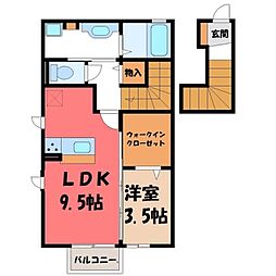 宇都宮芳賀ライトレール線 ゆいの杜東駅 徒歩5分 2階/-