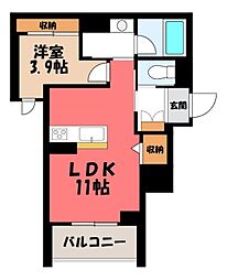 JR東北本線 宇都宮駅 徒歩10分 1階/-