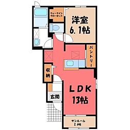 JR東北本線 自治医大駅 3.4km