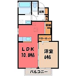 JR東北本線 宇都宮駅 バス20分 県営細谷住宅前下車 徒歩2分